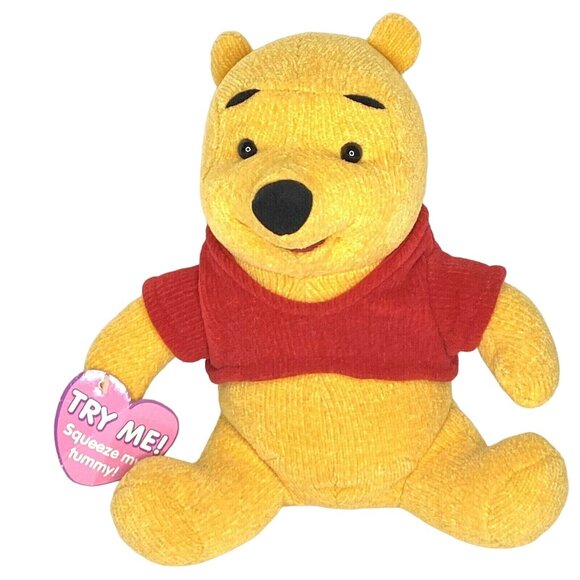 Vintage Fisher Price Love to Hug Winnie the Pooh Plush 10" No Sound - Picture 1 of 4